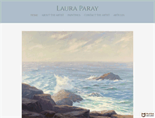 Tablet Screenshot of lauraparay.com